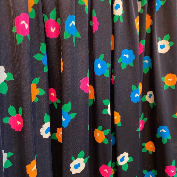 Gorgeous Vintage 70s Maxi Floral Print Dress - Picture 7 of 8